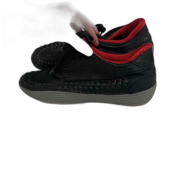 Men's Nike Solarsoft Woven Premium Moccasin Yeezy Size 11 586584-006 Black Snake - Picture 3 of 7